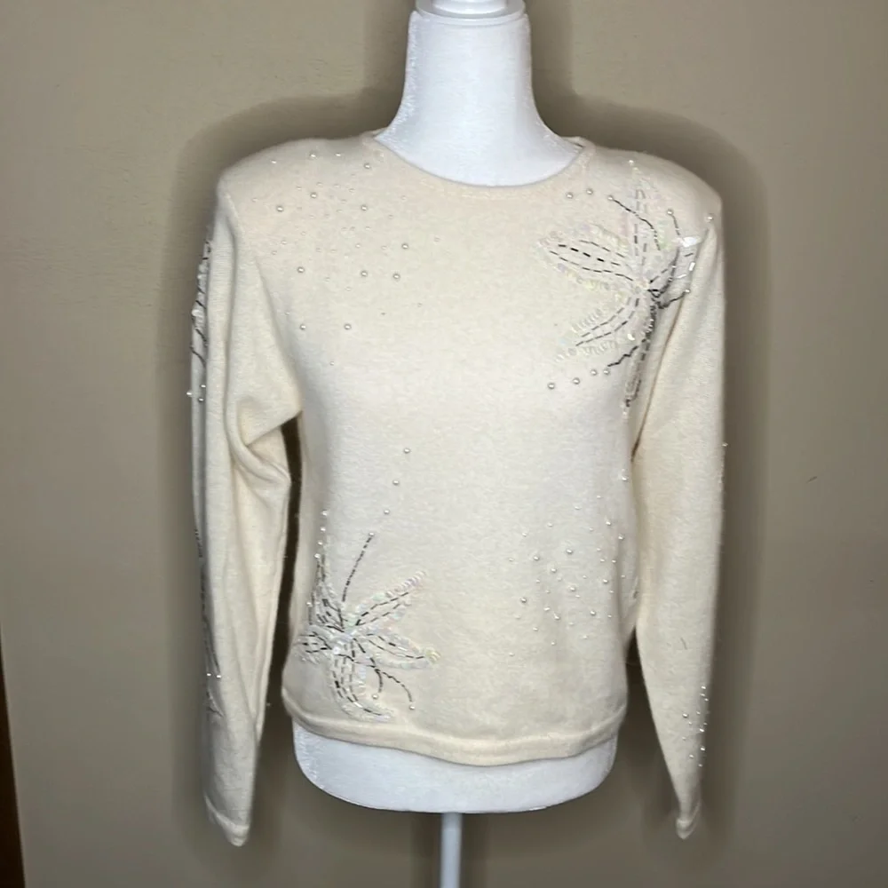 Vintage Marisa Christina Lambswool angora blend sweater